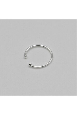 925 Ayar Gümüş Halka Burma Hızma Burun Piercing Nose Ring