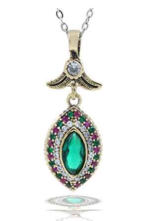 Midyat Serisi Açık Akua Renkli Taşlı Otantik Gümüş Üçlü Kadın Seti