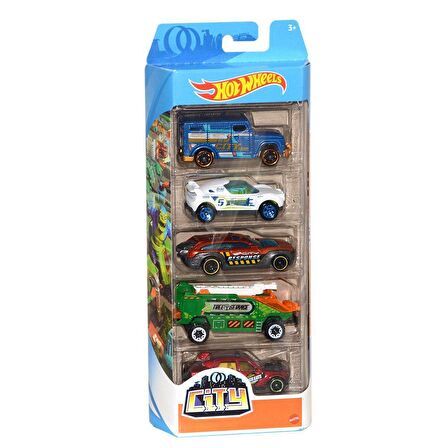 Hot Wheels 5'li Araba Seti +3 yaş FABBATOYS