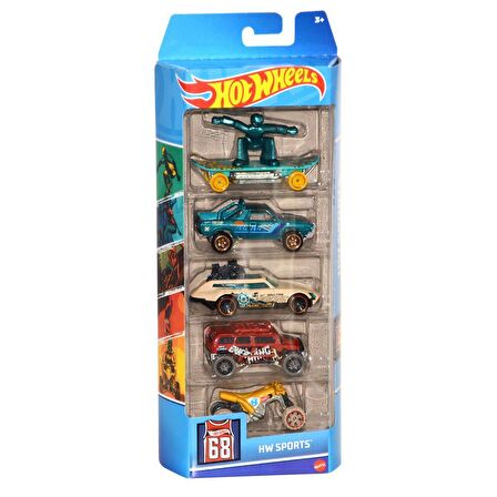 Hot Wheels 5'li Araba Seti +3 yaş FABBATOYS