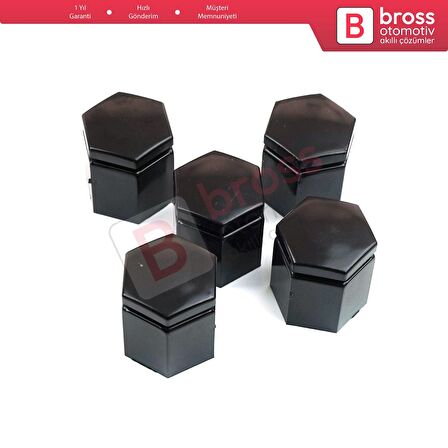 Opel Astra G H Corsa C D E Meriva A B Vectra C Zafira A 1008209 İçin 5 Adet Siyah Bijon Kapağı 26 mm