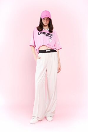 DeFacto Coool Wide Leg Geniş Bol Paça Geniş Paça Cepli Pantolon D0048AX24SMGR503