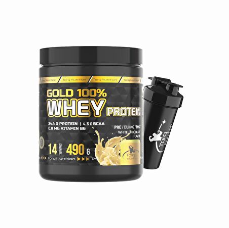 Gold Whey Protein Beyaz Çikolata Aromalı 490 Gr