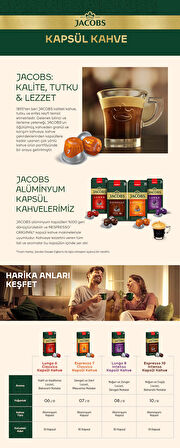 Jacobs Kapsül Kahve Tanışma Paketi 40'lı ( Nespresso Uyumlu Alüminyum Kapsül Kahve )