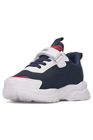 Günlük Erkek Kız Çocuk Sneaker Lastik Bağcıklı Cırtlı Hafif  Nefes Alabilen Spor Ayakkabı 080