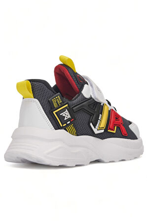 Günlük Erkek Kız Çocuk Sneaker Lastik Bağcıklı Cırtlı Hafif  Nefes Alabilen Spor Ayakkabı 080