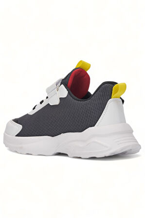 Günlük Erkek Kız Çocuk Sneaker Lastik Bağcıklı Cırtlı Hafif  Nefes Alabilen Spor Ayakkabı 080