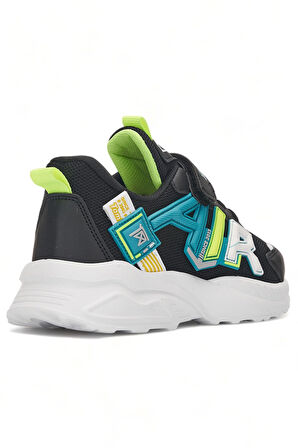 Günlük Erkek Kız Çocuk Sneaker Lastik Bağcıklı Cırtlı Hafif  Nefes Alabilen Spor Ayakkabı 080