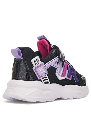 Günlük Erkek Kız Çocuk Sneaker Lastik Bağcıklı Cırtlı Hafif  Nefes Alabilen Spor Ayakkabı 080