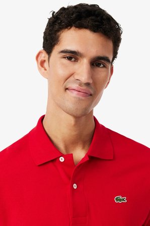 Lacoste Men's Classic Fit Polo T-shirt Erkek Polo Yaka Tişört Kırmızı