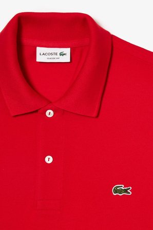 Lacoste Men's Classic Fit Polo T-shirt Erkek Polo Yaka Tişört Kırmızı