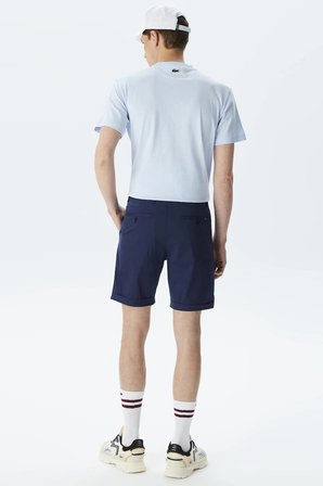 Lacoste Men's Slim Fit Bermuda Shorts Erkek Dar Kesim Bermuda Şort Lacivert
