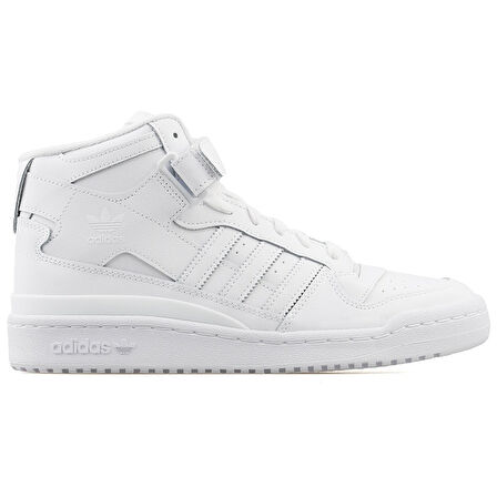 Adidas Orginals Forum Mid Leather Mid Sneaker Hakiki Deri Erkek Günlük Spor Ayakkabı Beyaz