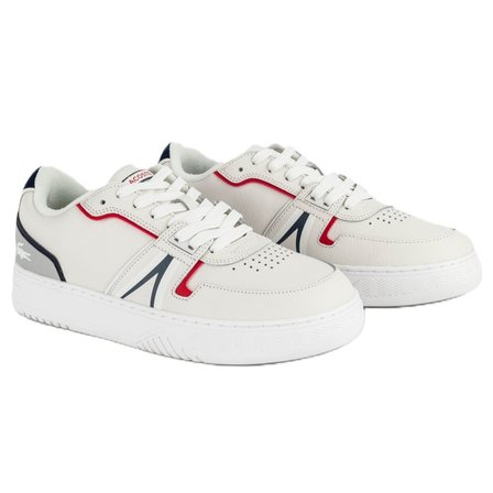 Lacoste L001 1 SMA Leather Mens Sneaker Hakiki Deri Erkek Günlük Spor Ayakkabı Krem