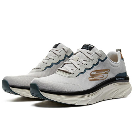 Skechers D'Lux Walker Memory Foam Mens Sneaker Hafızalı Taban Erkek Günlük Spor Ayakkabı Krem