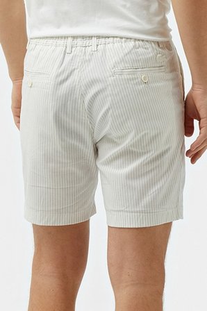 Lacoste Men's Slim Fit Bermuda Shorts Erkek Dar Kesim Pamuk Bermuda Şort Beyaz
