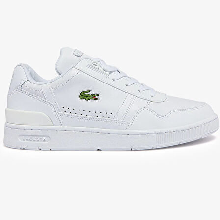 Lacoste T-Clip Hakiki Deri Erkek Beyaz Sneaker 