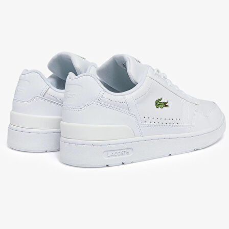 Lacoste T-Clip Hakiki Deri Erkek Beyaz Sneaker 