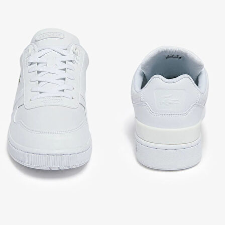 Lacoste T-Clip Hakiki Deri Erkek Beyaz Sneaker 