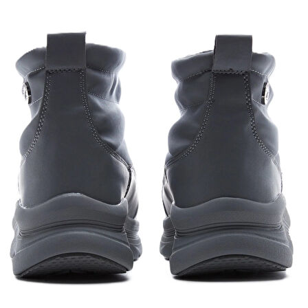 Skechers D'Lux Walker-Winter Up Memory Foam Waterproff Womens Sneaker Hafızalı Taban Su Geçirmez Kadın Bot Gri