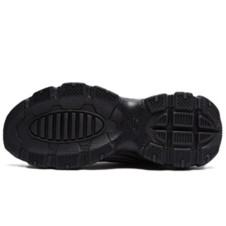 Skechers Sparta-Max-Dynarol Memory Foam Leather Mens Sneaker Hafızalı Taban Hakiki Deri Erkek Günlük Spor Ayakkabı Siyah