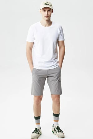 Lacoste Men's Slim Fit Grey Bermuda Short Erkek Bermuda Şort Gri