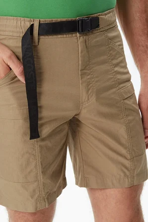 Lacoste Men's Regular Fit Cotton Bermuda Shorts Grey Erkek Pamuklu Bermuda Şort Haki