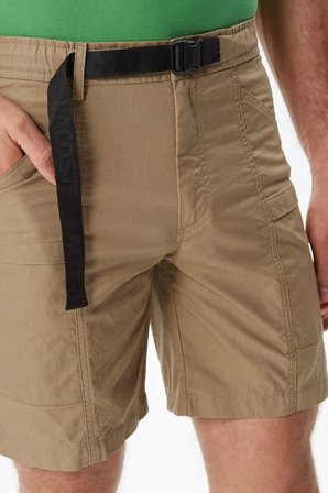 Lacoste Men's Regular Fit Cotton Bermuda Shorts Grey Erkek Pamuklu Bermuda Şort Haki