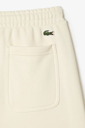 Lacoste Neo Heritage Organic Cotton Relaxed Fit Beige Sweatpants Erkek Rahat Kesim Pamuk Eşofman Altı Bej