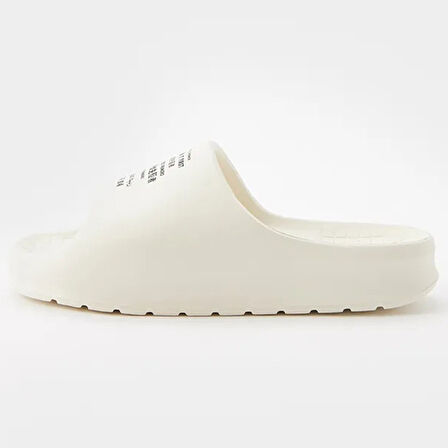 Lacoste Serve Slide 2.0 Unisex Terlik Krem