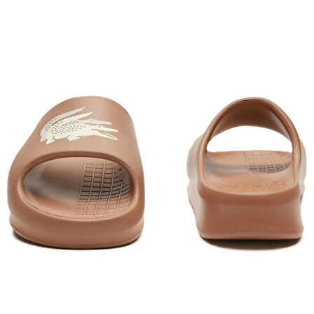 Lacoste Croco 2.0 Evo Kadın Terlik Kahverengi