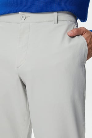 Lacoste Men's Slim Fit Grey Trousers Erkek Dar Kesim Pantolon Gri