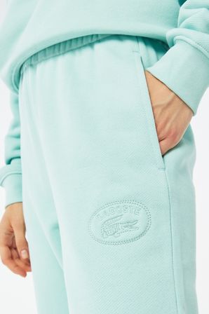 Lacoste Embroidered Women's Joggers Kadın Organik Pamuk Eşofman Altı Yeşil
