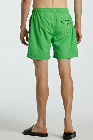 Nautica Erkek Standrat Fit Şort Mayo Yeşil