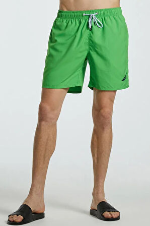 Nautica Erkek Standrat Fit Şort Mayo Yeşil