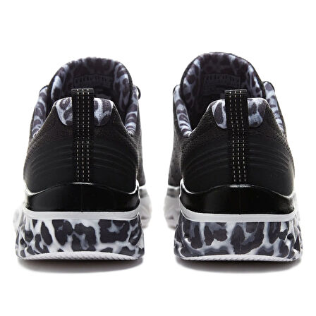 Skechers Glide-Step Sport-Stay Wild Womens Sneaker Kadın Günlük Spor Ayakkabı Siyah