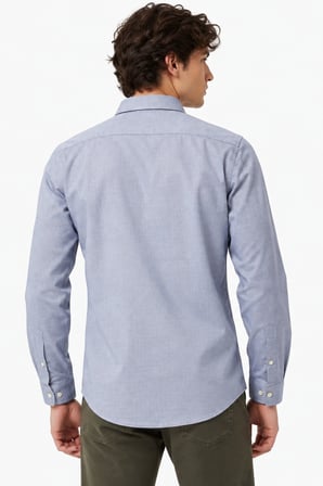 Lacoste Mens Slim Fit Gray Cotton Shirt Dar Kesim Pamuklu Erkek Gömlek Gri