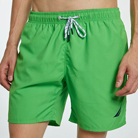 Nautica Erkek Standrat Fit Şort Mayo Yeşil