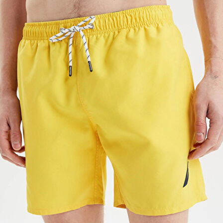Nautica Erkek Standrat Fit Şort Mayo Sarı