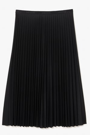 Lacoste Women's Pleated Skirt Pileli Kadın Etek Siyah