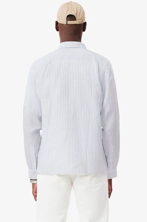 Lacoste Men's Regular Fit Blue Shirt Standart Kesim Erkek Gömlek Mavi