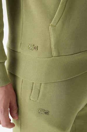 Lacoste Relaxed Fit Men's Hoodie Sweatshirt Erkek Kapüşonlu Sweatshirt Haki