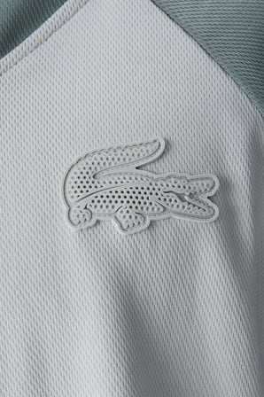Lacoste Men's Relaxed Fit Shirt Bol Kesim Erkek Çıt Çıtlı Gömlek Yeşil Gri