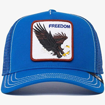 Goorin Bros The Freedom Eagle Adler Blue A Frame Adjustable Trucker Cap Unisex Şapka Mavi