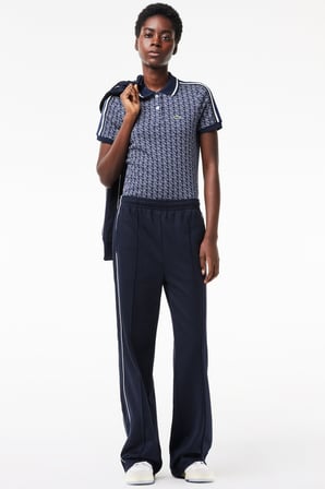 Lacoste Slim Fit Polo T-Shirt Kadın Polo Yaka Tişört Lacivert