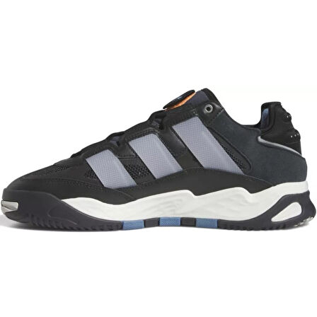 Adidas Niteball Leather Unisex Shoes Black Hakiki Deri Unisex Günlük Spor Ayakkabısı Siyah