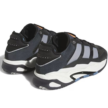 Adidas Niteball Leather Unisex Shoes Black Hakiki Deri Unisex Günlük Spor Ayakkabısı Siyah