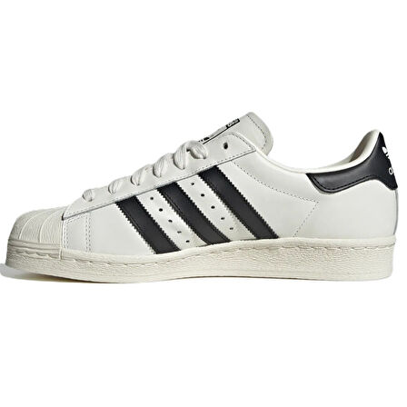 Adidas Superstar 82 Womens Leather Sneaker White Hakiki Deri Kadın Günlük Spor Ayakkabı Beyaz