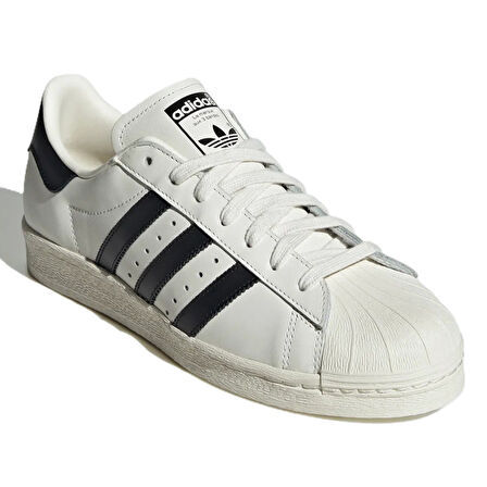 Adidas Superstar 82 Womens Leather Sneaker White Hakiki Deri Kadın Günlük Spor Ayakkabı Beyaz
