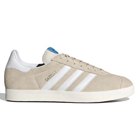 Adidas Gazelle Leather Mens Sneaker Hakiki Deri Günlük Spor Ayakkabı Bej